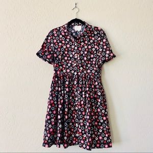 KATE SPADE mini casa floral shirt dress NWOT